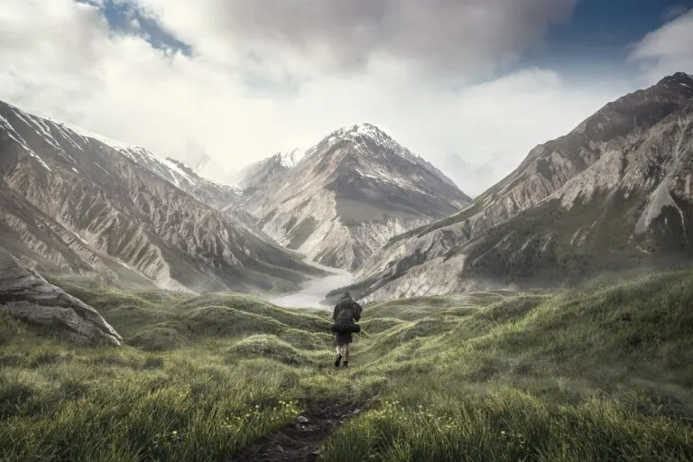 mountain hikers