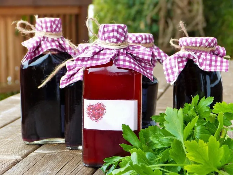 glass bottles