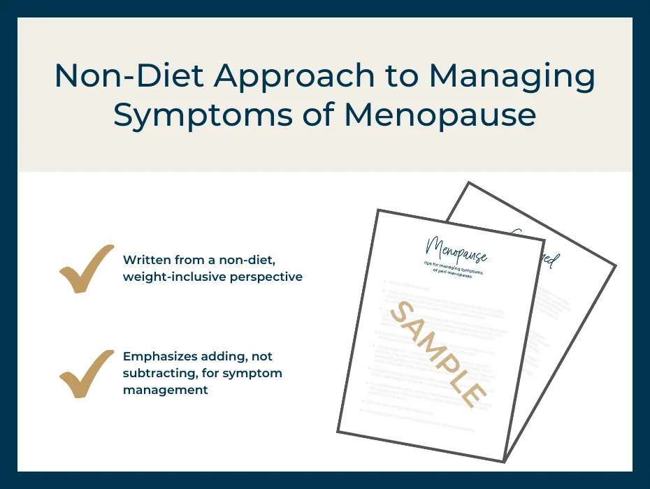 Managing Symptoms of Menopause