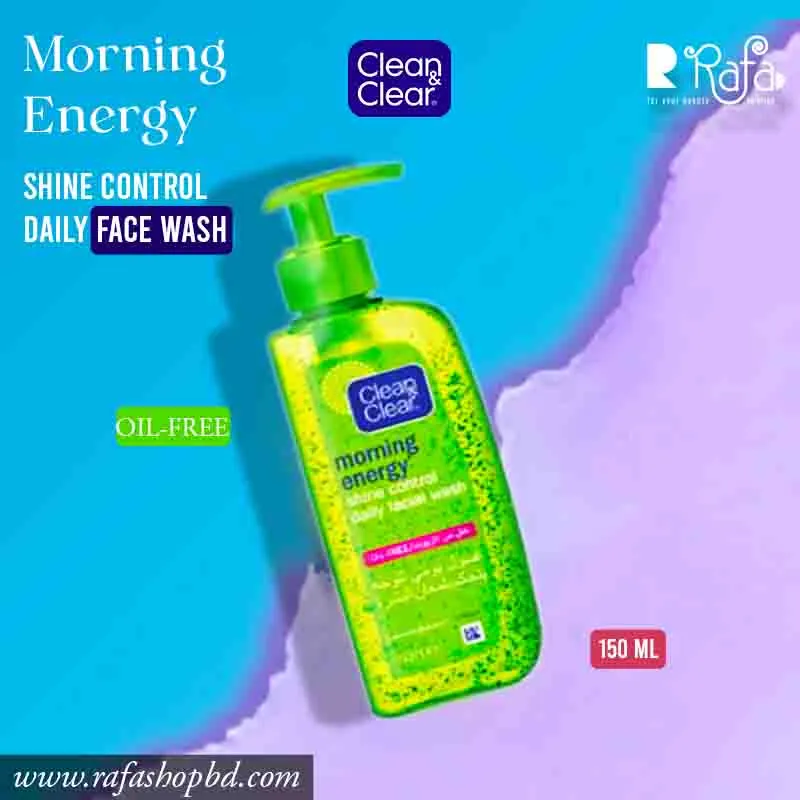 Clean & Clear Morning Energy Shine Control Daily Facial Wash ...