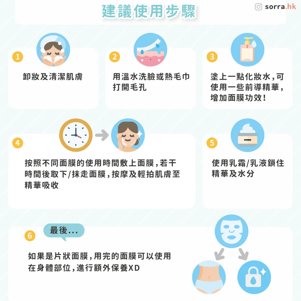 面膜使用順序的正確做法：揭密高效護膚攻略！
