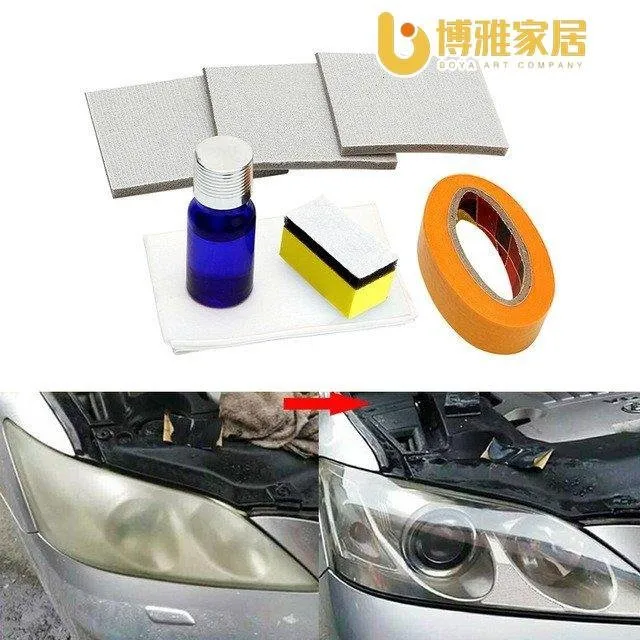 汽車大燈清潔與翻新方法：完整教學，恢復亮度，安全駕駛！