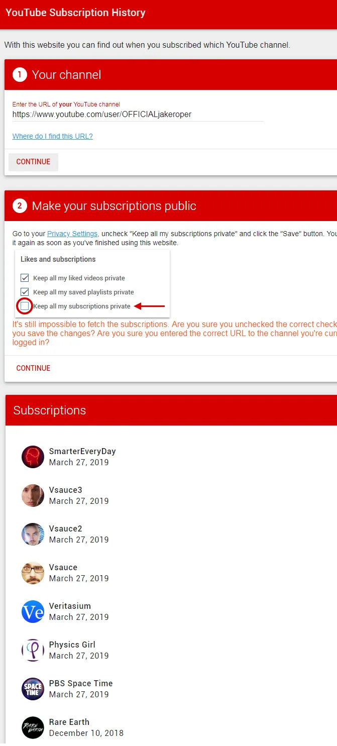 How can I find out when I subscribed to a YouTube channel? - Web ...