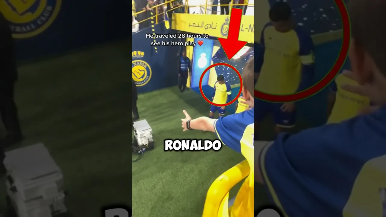 Ronaldo IGNORES Young Fan! 😳