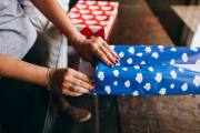 緩衝填充材打包過程的包裝示意圖