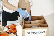 食品包裝容器打包過程的包裝示意圖